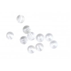 Perles rondes en verre lisse Spro, diamant transparent, 8 mm