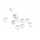 Perles rondes en verre lisse Spro, diamant transparent, 4 mm