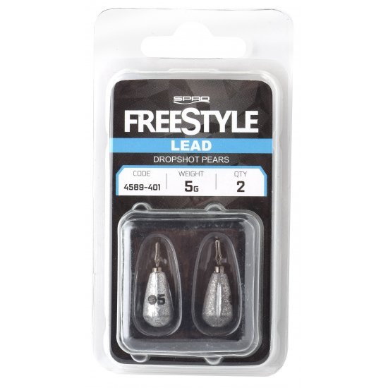 Spro FreeStyle DROPSHOT POIRE PLOMB 5G 2 PIÈCES