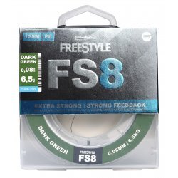 Spro FreeStyle FS8 TRESSE VERT FONCÉ 0,13MM 125M