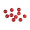 Perles rondes en verre lisse Spro Rubis rouge 4 mm