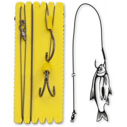 Bouée Black Cat & Boat Ghost Double Hook Rig XL 7/0 4/0 100kg 1,40m