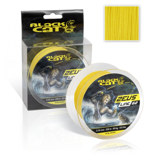 Black Cat Zeus Ligne G2 400m 0.45mm Jaune