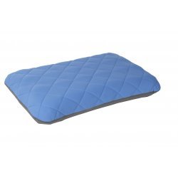 Bo-Camp Oreiller gonflable avec taie d'oreiller Polyester 30D Bleu