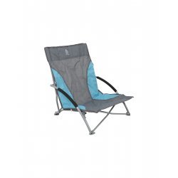 Bo-Camp Beach chair Compact Bleu/gris