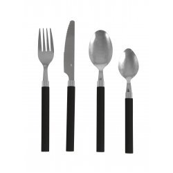 Bo-Camp Cutlery Set 4 Pieces 1 Person In a box Black