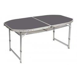 Bo-Camp Table Ovale Modèle coffre 150x80cm