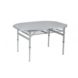 Bo-Camp Table Premium Ovale Modèle coffre 120x80cm