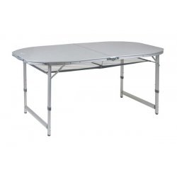 Bo-Camp Table Premium Ovale Modèle coffre 150x80cm