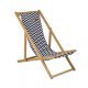 Bo-Camp Urban Outdoor Chaise de Plage Soho Bambou
