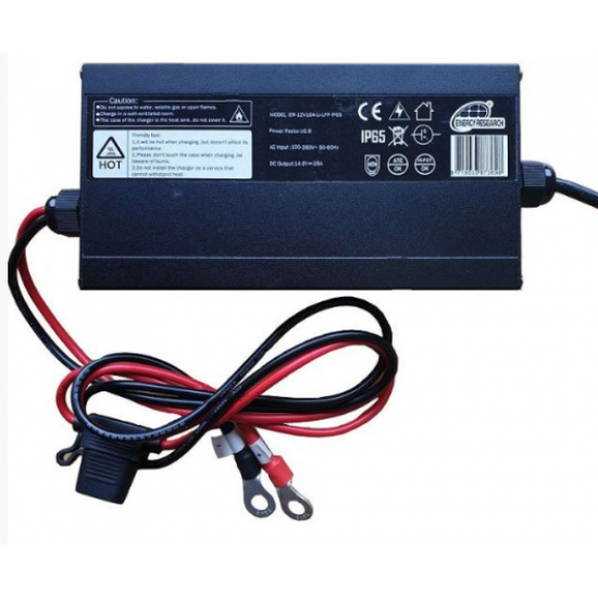 Chargeur de batterie IP65 12V 5A + DC connector -BlueSmart