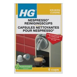 HG Nespresso Tasses de nettoyage 1 pièce