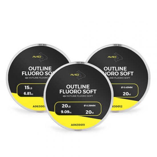 Avid Carp Outline Fluoro-Soft 20m 20lb