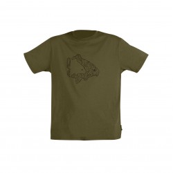 T-Shirt Avid Carp Icon Kaki