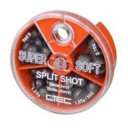 C-Tec Super Soft Split Shot 4 Compartiments