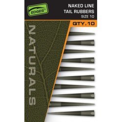 Fox Edges Naturals - Caoutchoucs de queue Naked Line taille 10