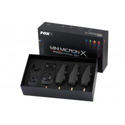 Ensemble de 4 cannes à pêche Fox Mini Micron X inc Hardcases