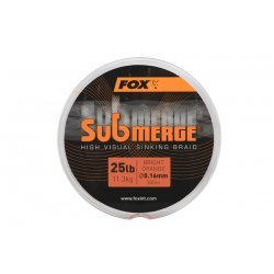 Fox Submerge Tresse Coulante Haute Visibilité Orange Vif 25lb 300m