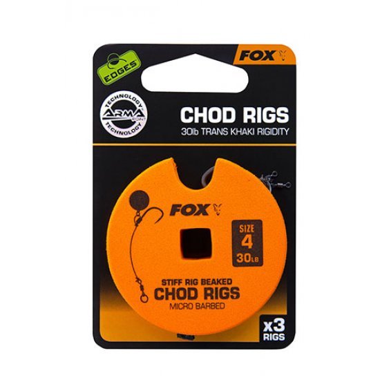 Fox Edges Chod Rigs Standard 30lb Taille 5