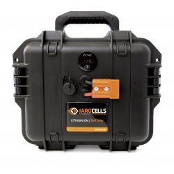 Jarocells Pelican 2050 Portable Storm Case Jaune Haute Capacité 12V56Ah