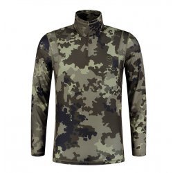 Korda Kool Quick Dry LS Col Zip Camo