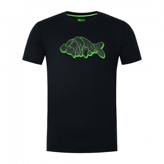 T-shirt contour Korda noir