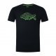 T-shirt contour Korda noir