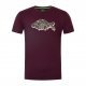 T-shirt Contour Korda Bordeaux