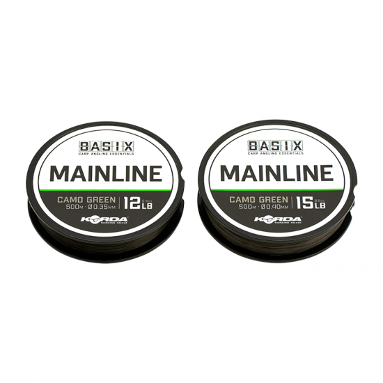 Ligne principale Korda Basix 12lb 0.35mm 500m