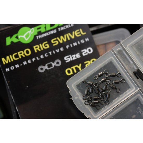 Korda Micro Rig Swivel 20 pièces