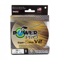 Fil tressé Shimano Power Pro Super 8 Slick V2 Moon Shine 0,23 mm 275 m