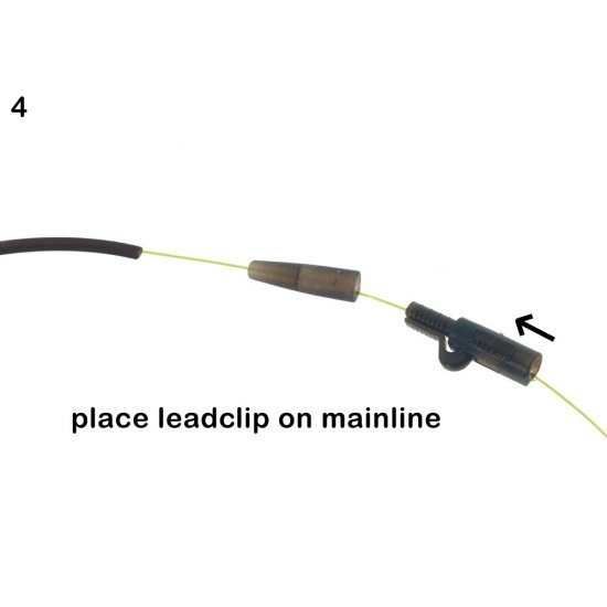 PB Products Hit & Run X-Safe Leadclip Mainline Pack de 4 pièces
