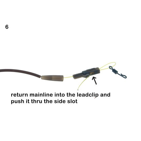 PB Products Hit & Run X-Safe Leadclip Mainline Pack de 4 pièces