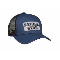 Savage Gear Logo Badge Casquette Taille Unique Bleu Sarcelle