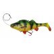 Savage Gear 4D Line Thru Perch Shad 20 cm 100 g Tigre de feu à évier lent