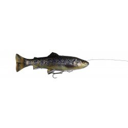 Savage Gear 4D Line Thru Pulse Tail Truite 20 cm 102 g Truite brune à évier lent