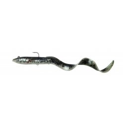 Savage Gear 4D Real Eel PHP 20 cm 38 g Coulant Noir Vert Perle