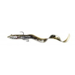 Savage Gear 4D Real Eel PHP 20 cm 38 g Perle d'olive coulante