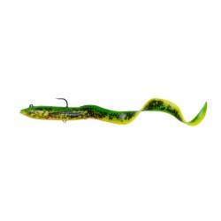 Savage Gear 4D Real Eel PHP 20 cm 38 g Tigre de feu qui coule