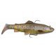 Savage Gear 4D Trout Rattle Shad 12,5 cm 35 g Moyen Évier Truite Brun Foncé