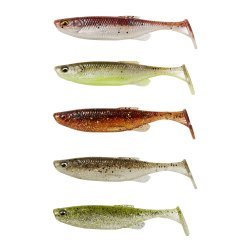 Savage Gear Fat Minnow T-Tail 13cm 20g Clearwater Mix 5 Pièces