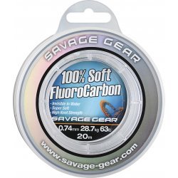 Savage Gear Soft Fluorocarbone 15m 0.81mm Transparent