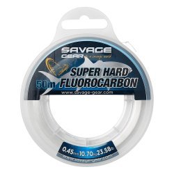 Savage Gear Super Hard Fluorocarbone 50m 0.50mm Transparent