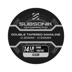 Sonik Subsonik Double Tapered Mainline Clair 14lb 990m