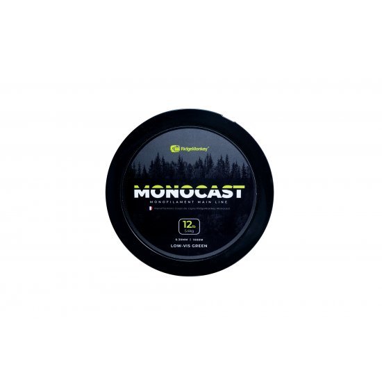 RidgeMonkey MonoCast Monofilament Ligne Principale 0.30mm 1000m