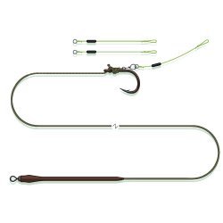 MadCat Quick Change Pellet Rig 60cm Taille 2/0 Coulant