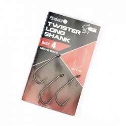 Nash Twister Tige Longue Taille 6 Micro Barbelé