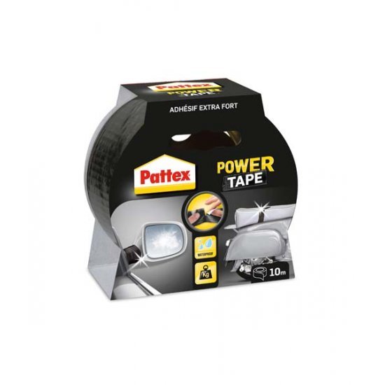 Pattex Adhésif Power Tape Imperméable 10 mtr Noir