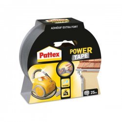 Pattex Adhésif Power Tape Imperméable 25 mtr Gris