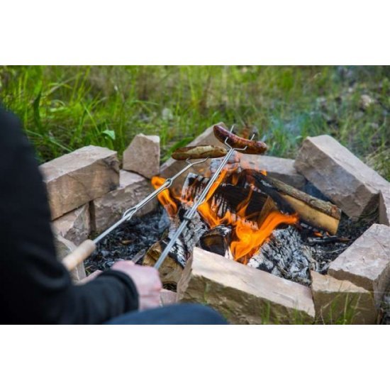 Petromax Campfire Fourchette Brochettes droites 2 pièces